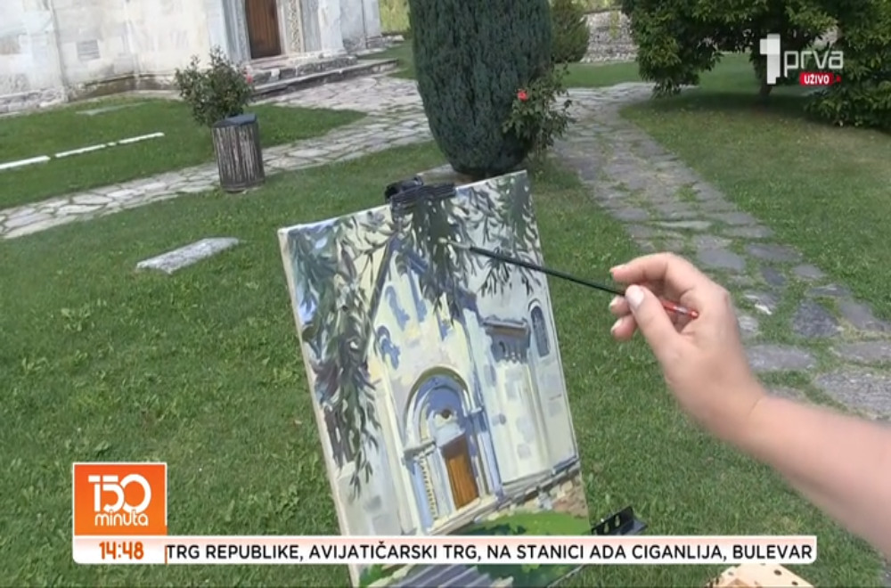 Likovna kolonija u manastiru Studenica