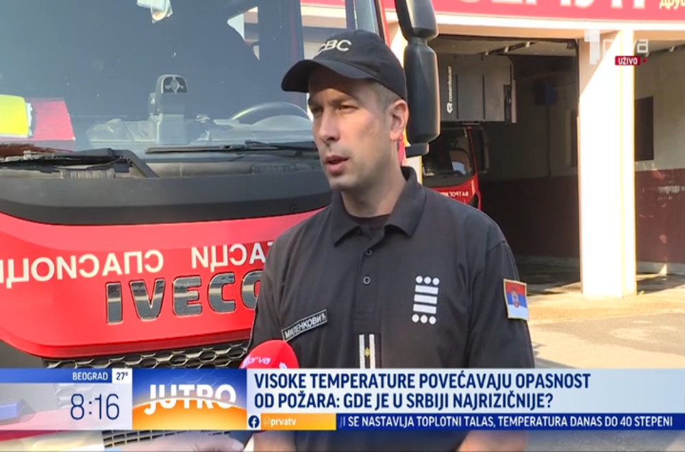Koliko je požara na otvorenom bilo od početka leta?