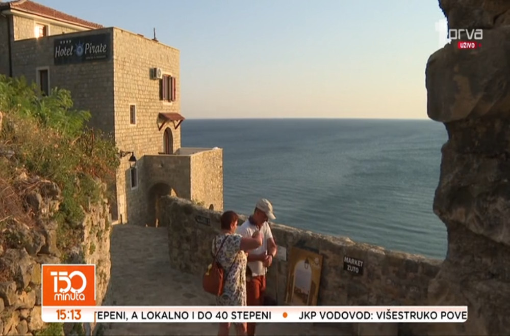 Stari grad u Ulcinju, mesto najlepšeg pogleda na zalazak sunca