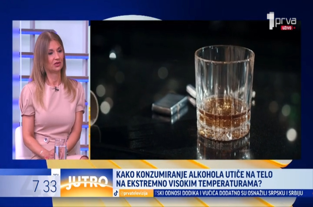 Kako alkohol utiče na organizam tokom visokih temperatura?