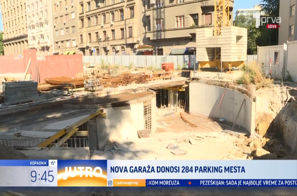 Kako teku radovi na novoj garaži u centru Beograda?