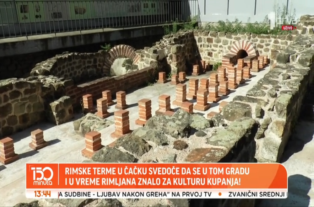 Svedočanstvo rimske kulture kupanja u srcu Čačka