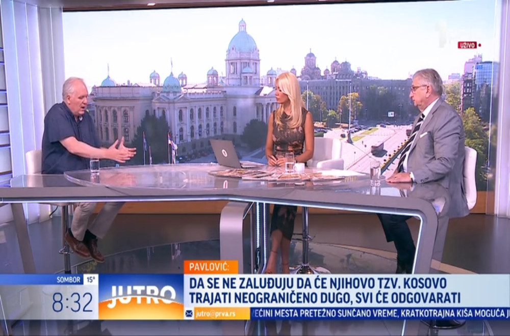 Gosti "Jutra" advokat i narodni poslanik Branko Pavlović i novinar "Politike" Željko Šajn