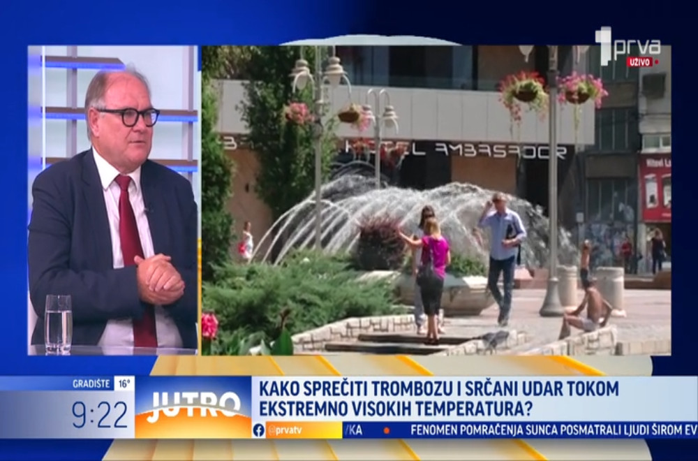 Kako sprečiti trombozu i srčani udar tokom ekstremno visokih temperatura?