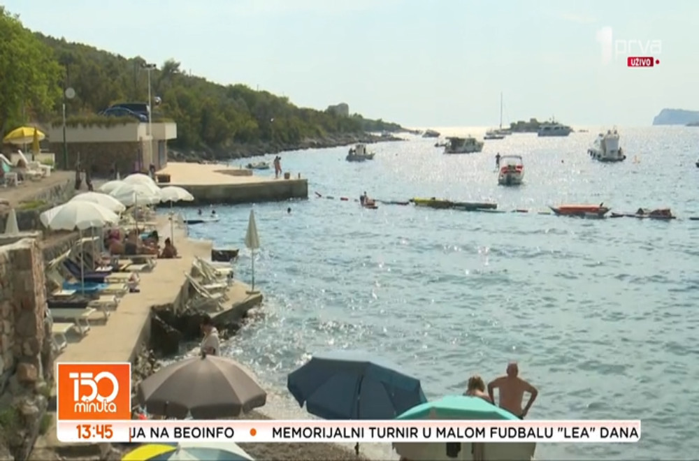 Mirišta, skriveni biser Boke: Plaža sa pogledom na Mamulu i Herceg Novi