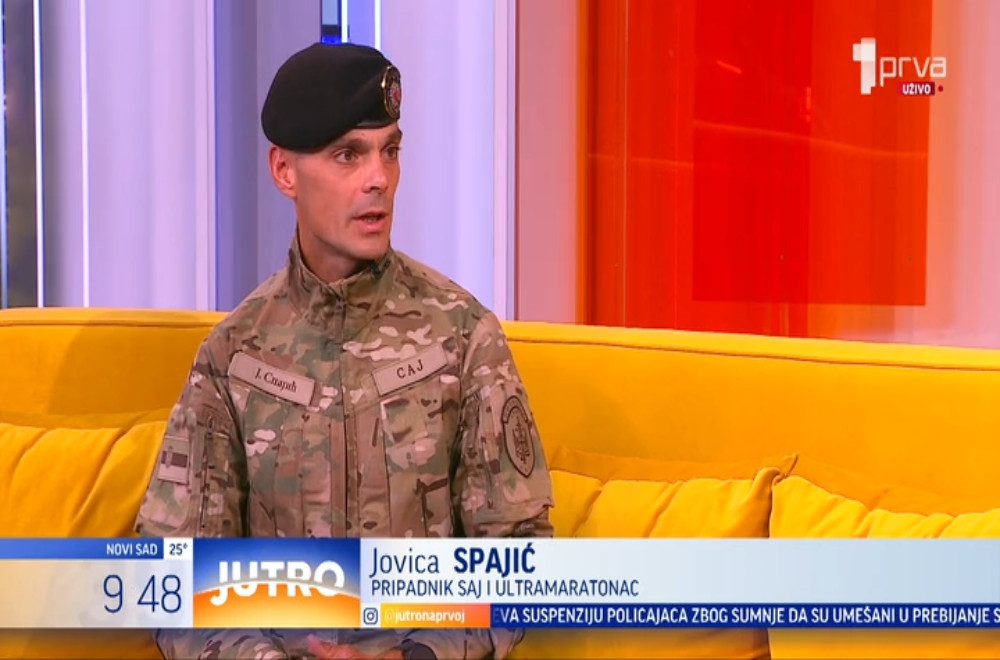 Jovica Spajić, pripadnik SAJ i ultramaratonac ostvario je izuzetan uspeh