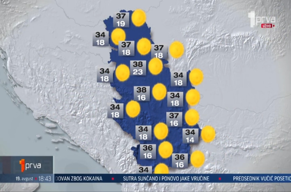 Vesti u 18h - 19.08.2026.