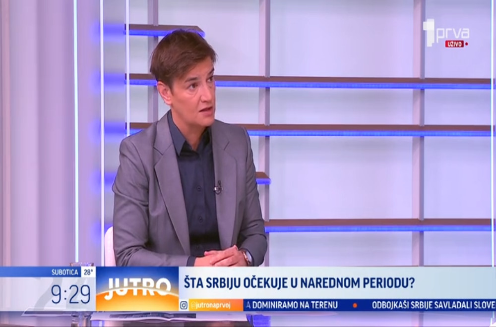 Gošća “Jutra”: Ana Brnabić, predsednica Narodne skupštine Srbije