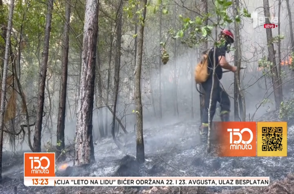 Veliki požar na planini Stolovi kod Kraljeva još nije ugašen, a u međuremenu su se pojavili i novi