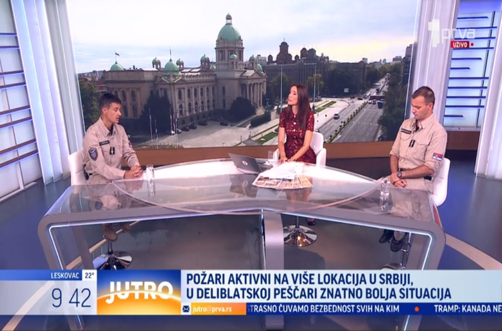 Juče su gasili požar u Deliblatskoj peščari, a ovog jutra su naši gost