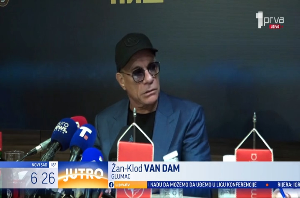 Žan Klod Van Dam u Nišu predstavio svoj novi film