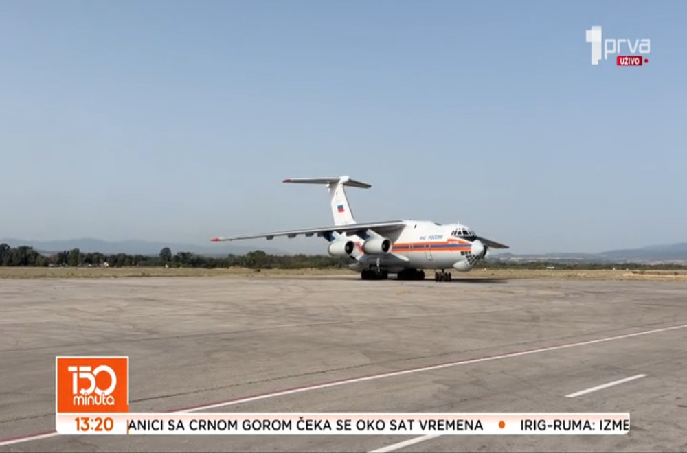 Kako izgleda borba sa požarima iz aviona “Iljušin” proveravala je novinarka “150 minuta” Marija Zrnić