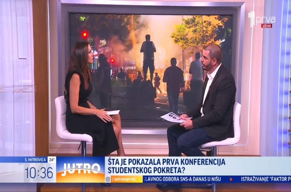 Gost "Jutra": lider Srpskih suverenista Vukša Dragović