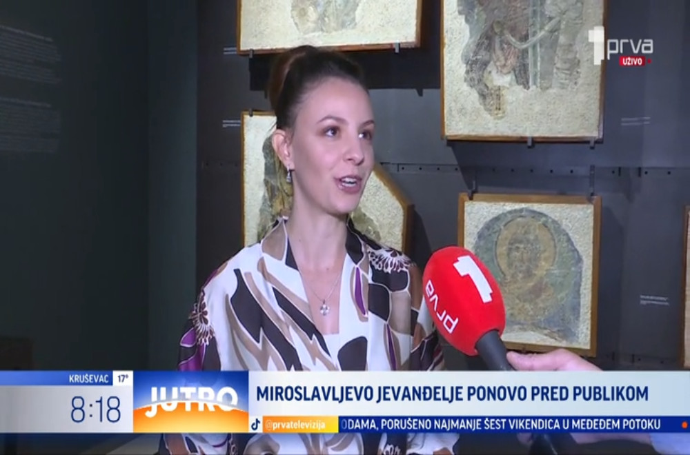 Miroslavljevo jevanđelje ponovo pred posetiocima Narodnog muzeja