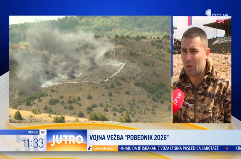 Na poligonu Pešter danas je vojna vežba "Pobednik 2026"