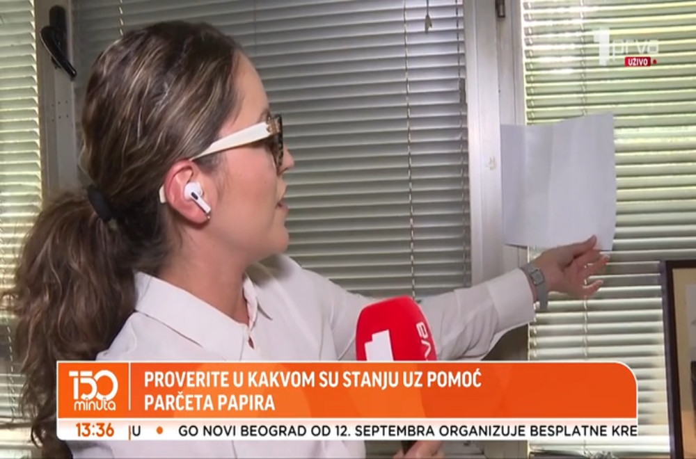 Kako da uz pomoć parčeta papira proverite stanje vaših prozora?