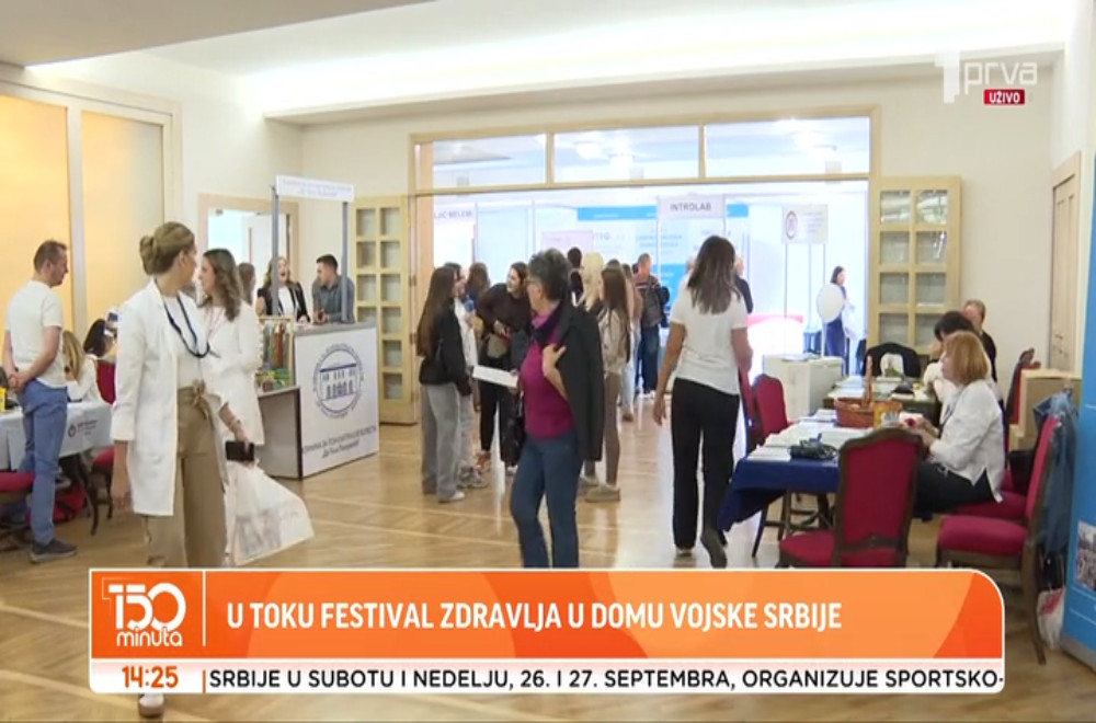 Festival zdravlja u Domu vojske Srbije