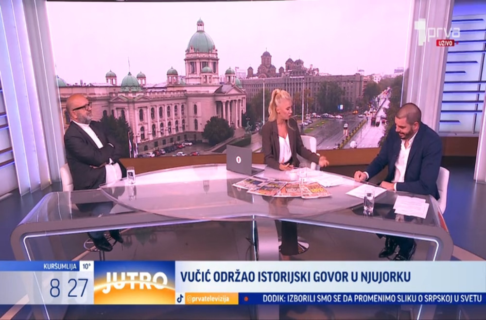 Prelistavanje štampe sa Dragoslavom Bokanom i Vukšom Dragovićem