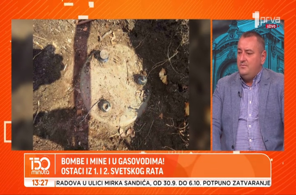 Kako izgleda trenutak kada bager naiđe na neeksplodirano ubojno sredstvo?