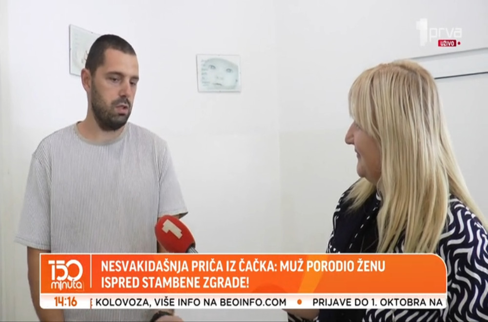 Muž porodio ženu ispred stambene zgrade