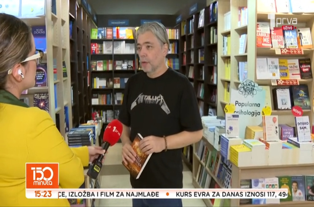 Dugoočekivani roman "Učitelj mačevanja", autora Dejana Stojiljkovića, konačno je stigao pred čitaoce