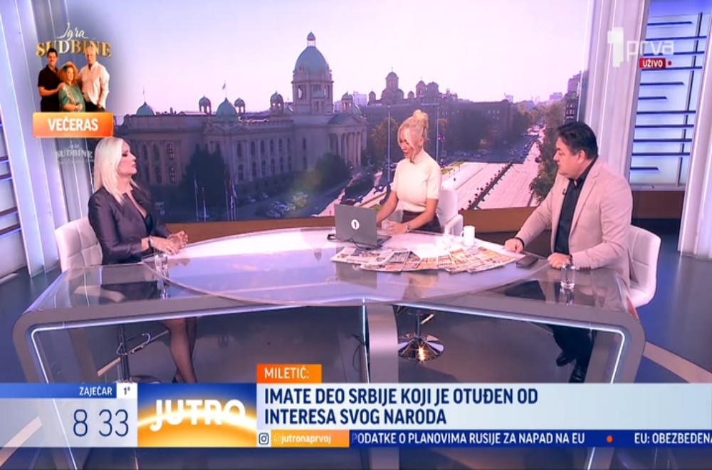 Gosti „Prelistavanja“ Zorana Mihajlović i Dejan Miletić