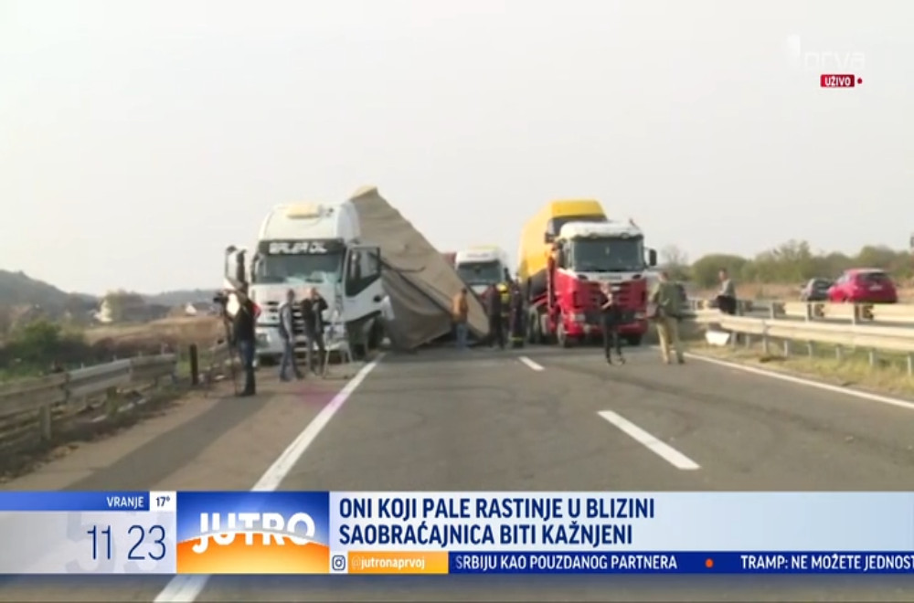 Tri lančana udesa zbog dima sa njiva: Kako će biti kažnjeni oni koji pale rastinje?
