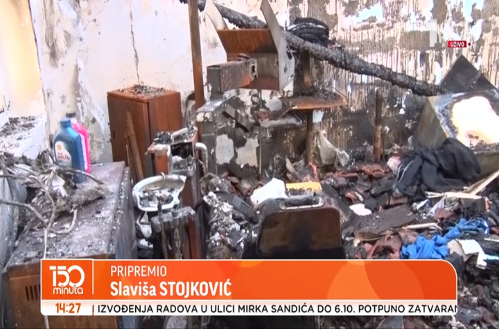 Vatra za 10 minuta progutala porodičnu kuću u Kruševcu: Mutavdžićima potrebna pomoć