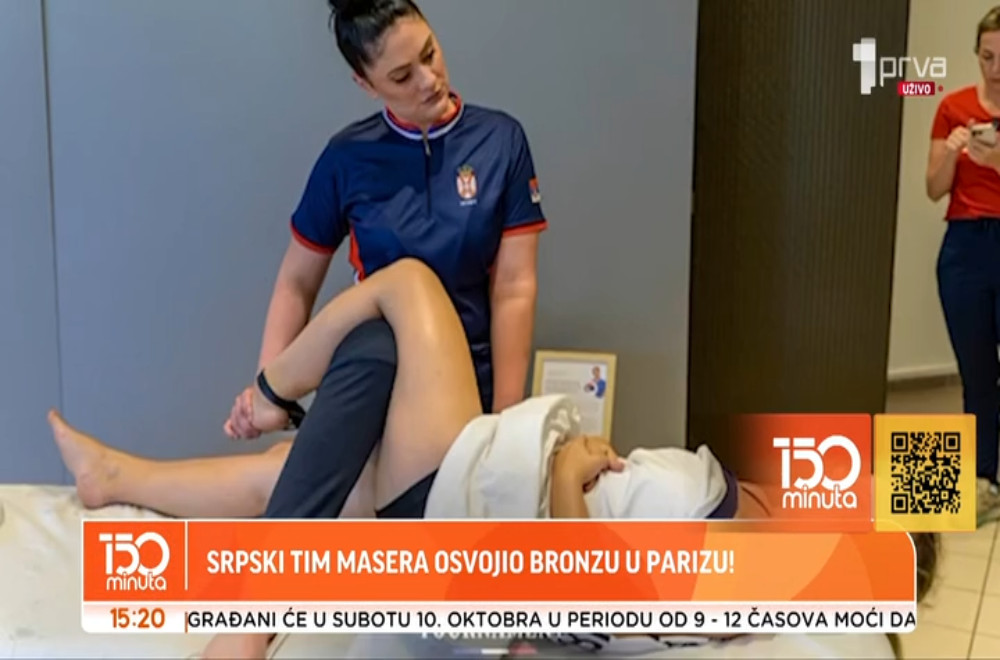 Srpska reprezentacija u masiranju osvojila treće mesto na šampionatu u Parizu