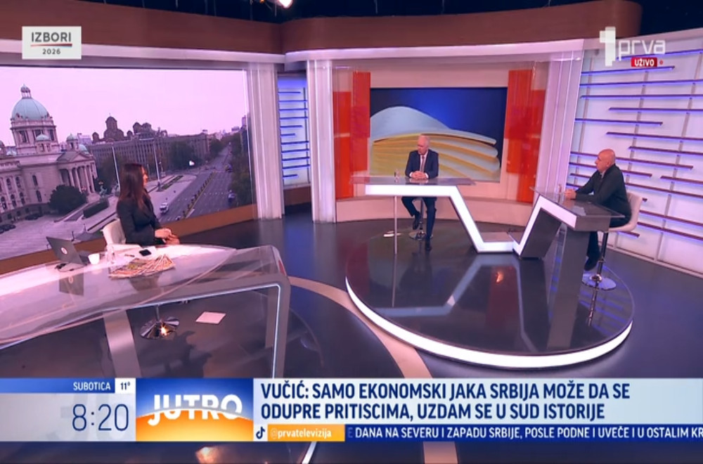 Prelistavanje štampe sa Brankom Pavlovićem i Vladimirom Radomirovićem