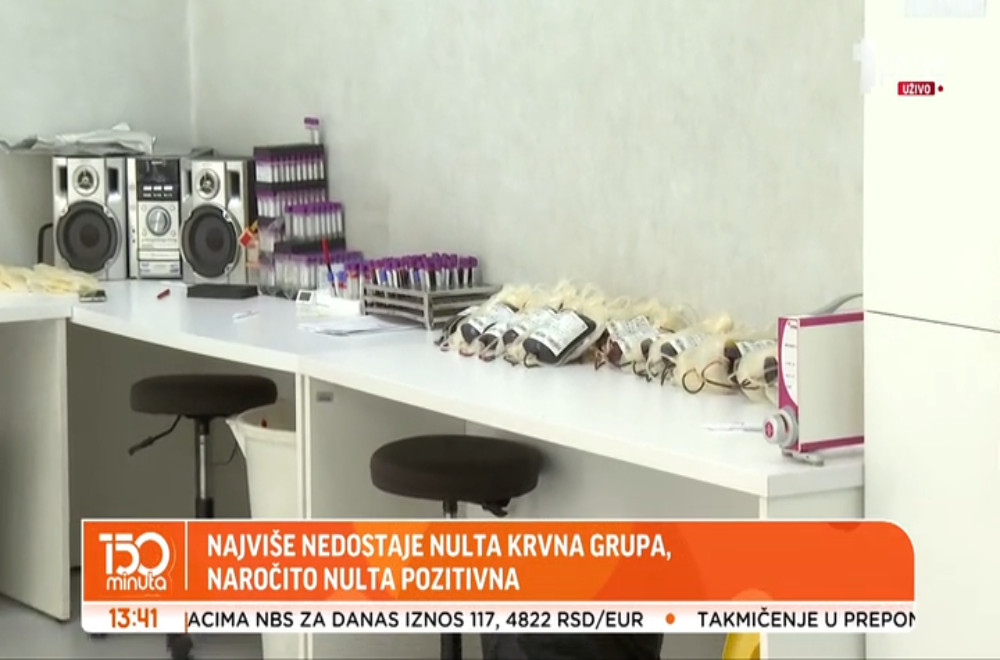 Zalihe krvi dovoljne za samo dan i po: Koje krvne grupe su najpotrebnije?