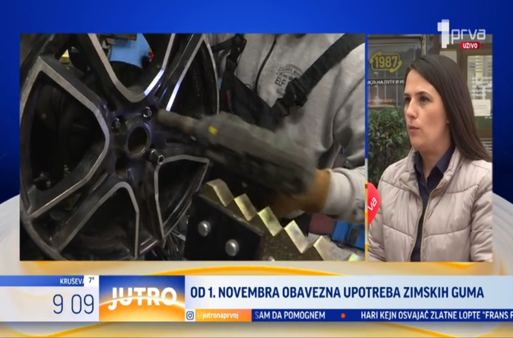 Od 1. novembra počinje period obavezne upotrebe zimskih pneumatika