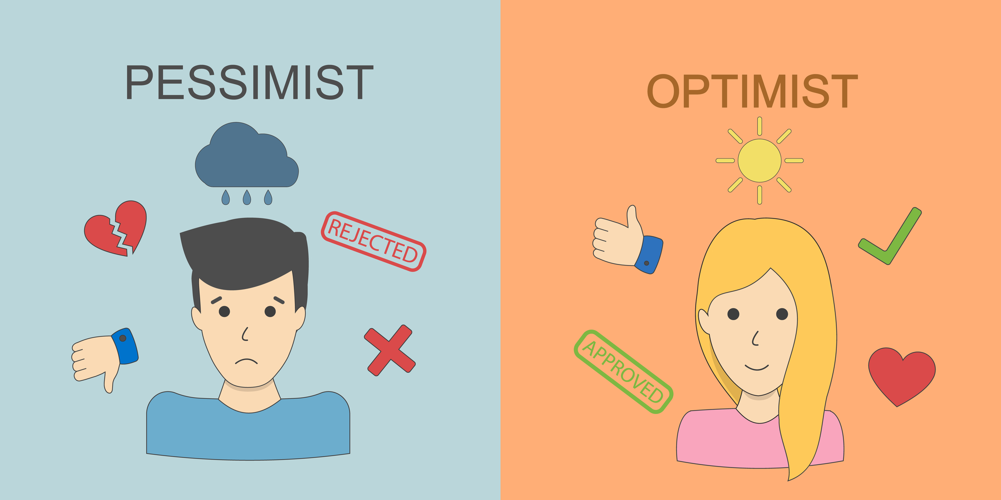 Da li ste pesimista ili optimista?, foto: Depositphotos/inspiring.vector.gmail.com