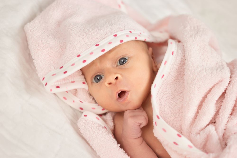 Po roenju bebe imaju plavkaste okice, foto: Depositphotos/Denisfilm