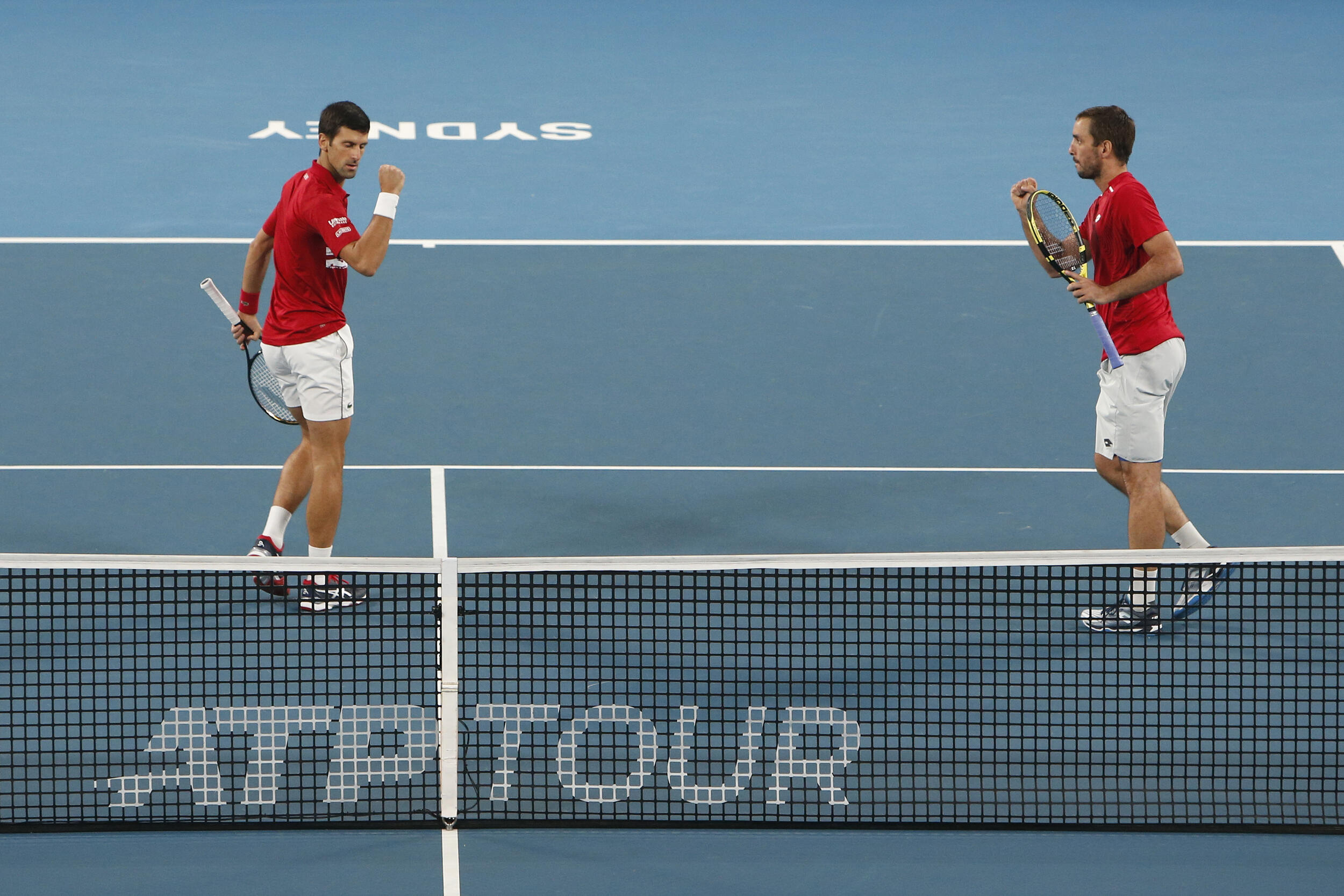 Novak i Viktor, foto: Tanjug, AP Photo/Steve Christo