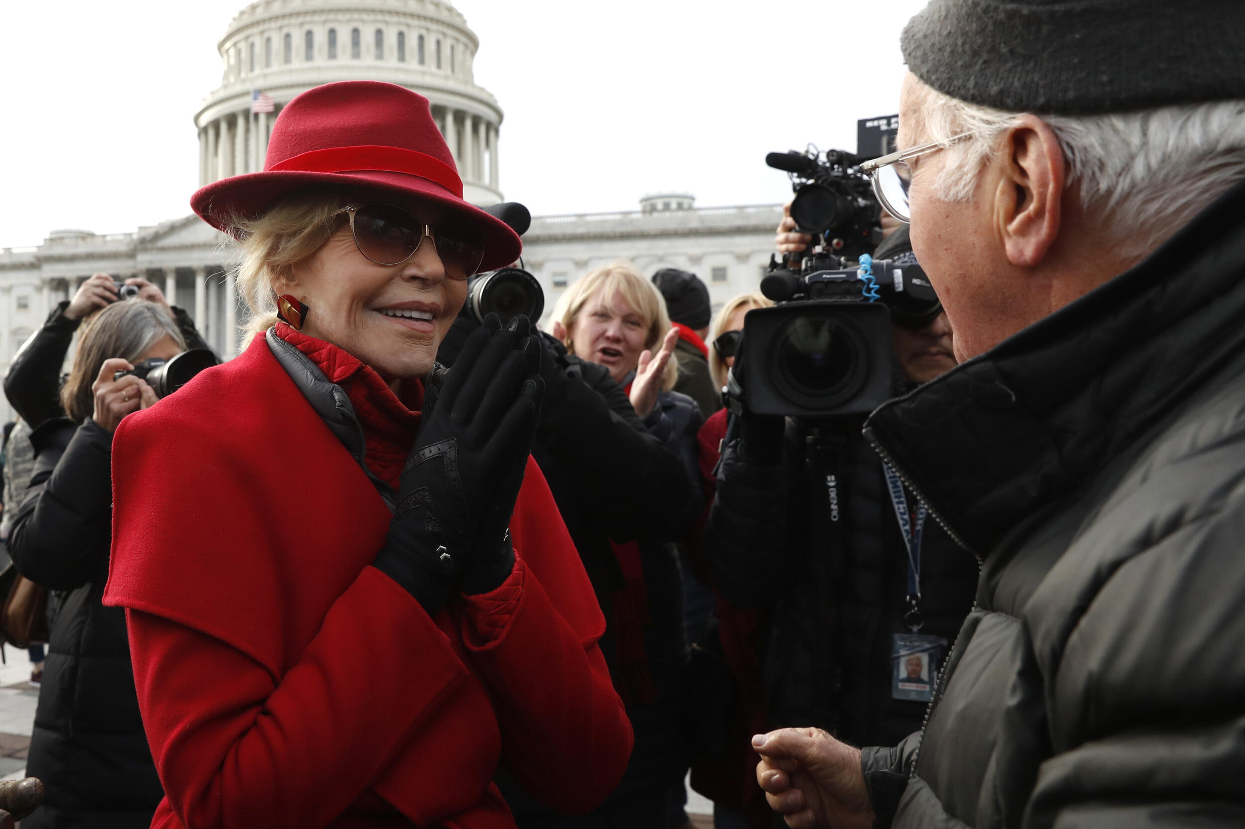Bio je ovo poslednji protest koji je organizovala Dejn Fonda, foto: Tanjug/AP Photo/ Jacquelyn Martin