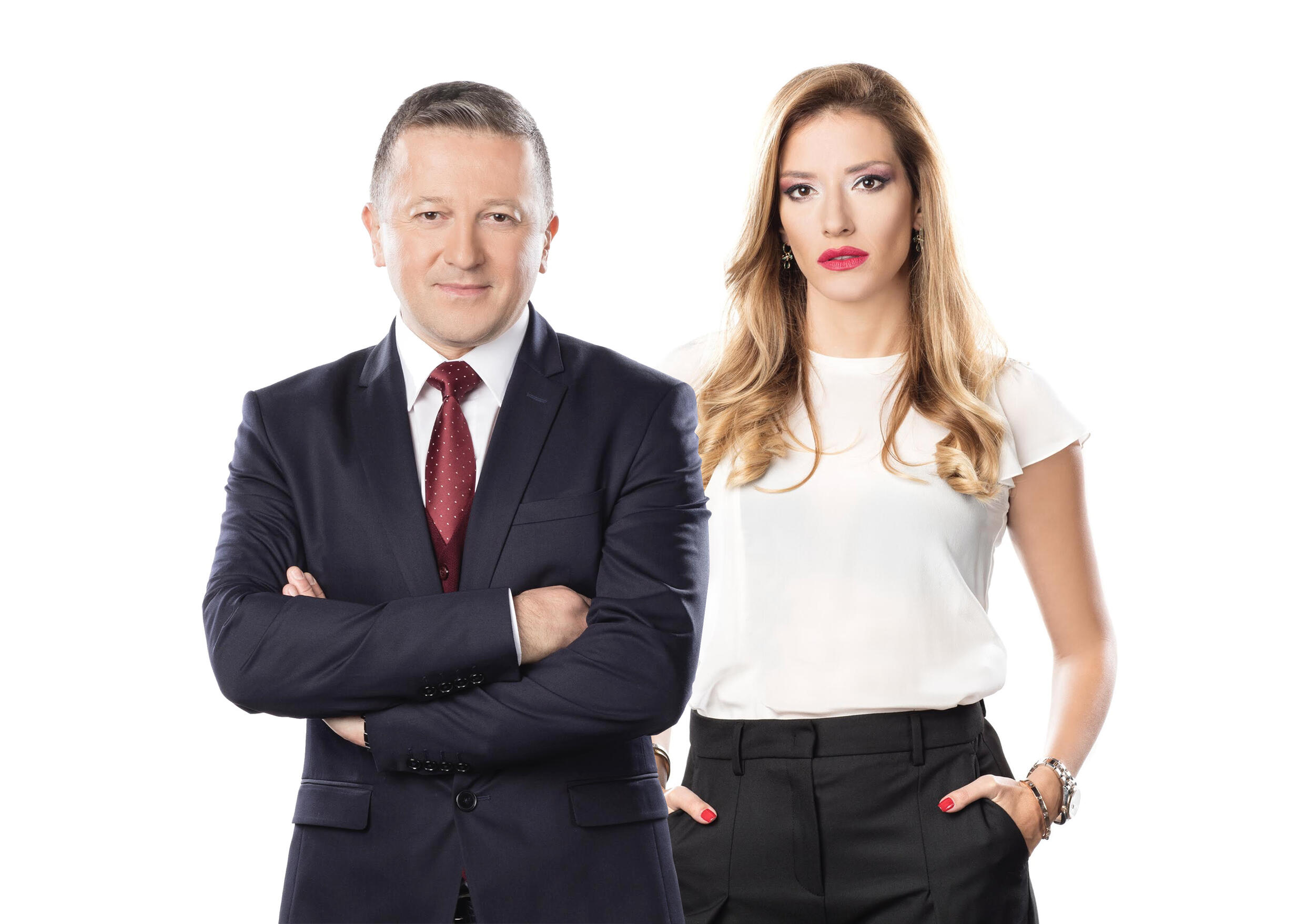 Srðan Predojeviæ i Jovana Joksimoviæ, foto: Prva TV