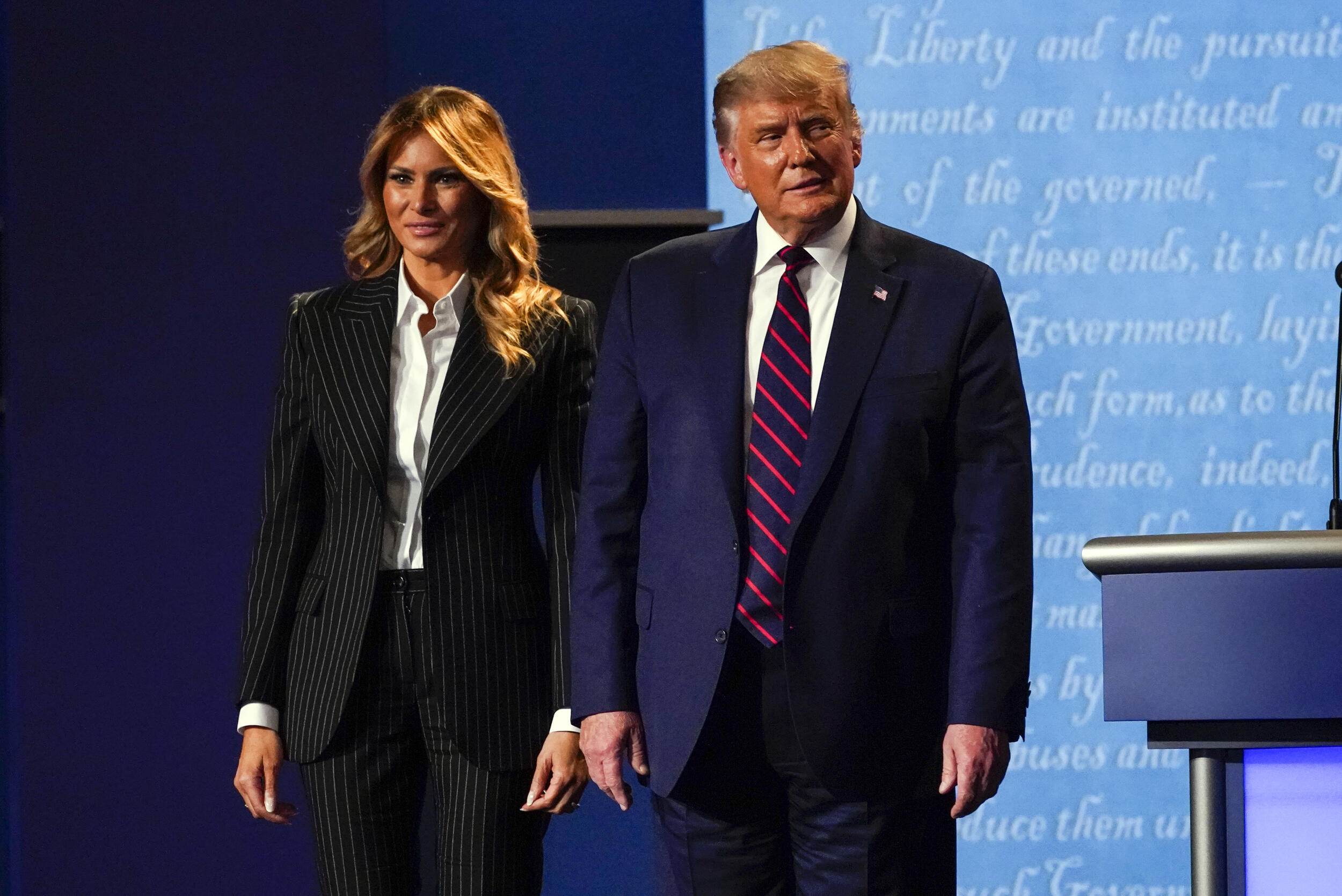 Donald i Melanija Tramp pozitivni su na koronu, foto: Tanjug/AP Photo/Julio Cortez