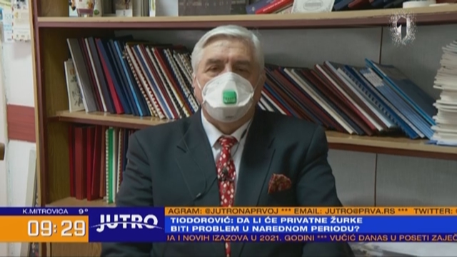 Dr Branislav Tiodorovi, foto: Prva Tv / screenshot