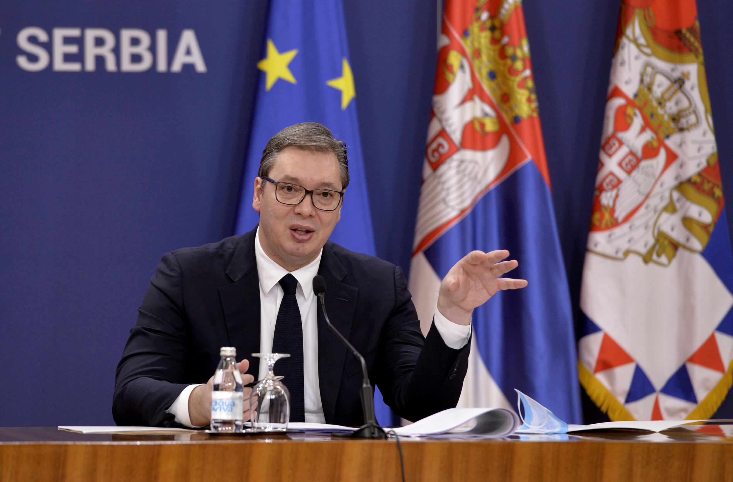 Predsednik Srbije Aleksandar Vui, foto: TANJUG / RADE PRELIC