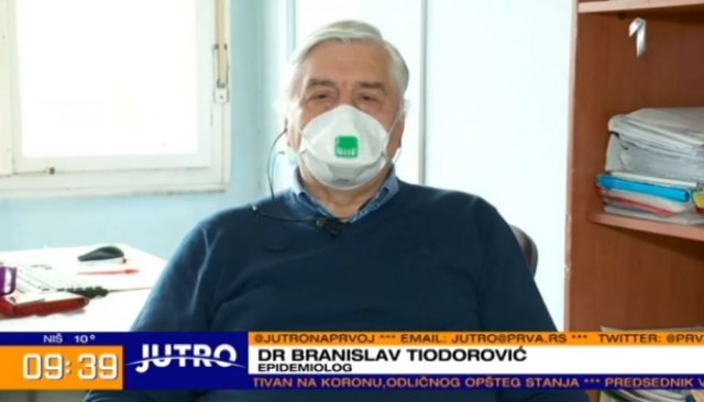 Dr Branislav Tiodorovi, foto: Printscreen/PrvaTV