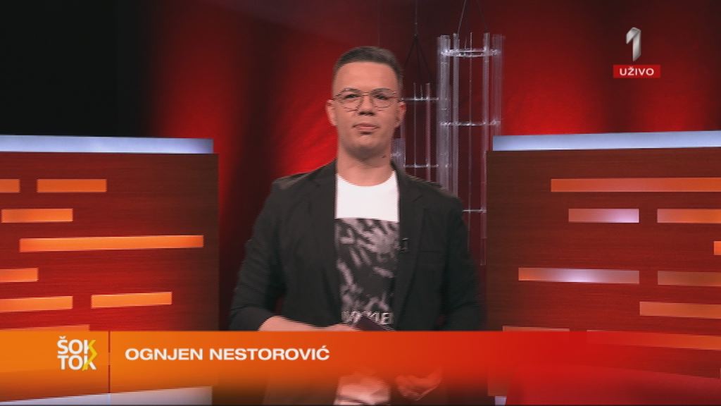 Autor i voditelj Ognjen Nestoroviæ, foto: Prva Tv / screenshot