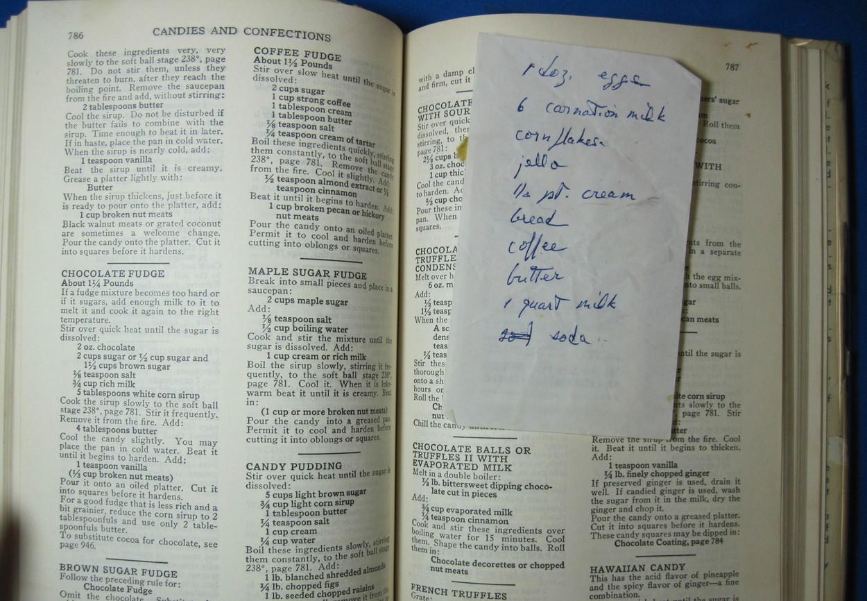 Rukom zapisani recepti, foto: Profimedia/Siegel Auction Galleries