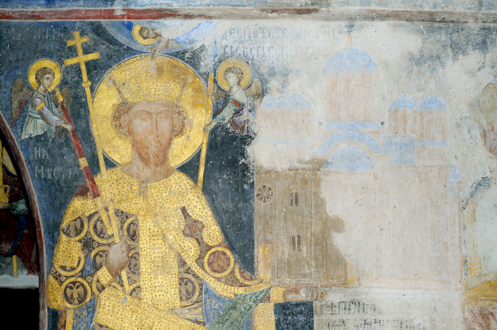 Freska iz manastira Manasija, foto: PavleMarjanovic/Shutterstock