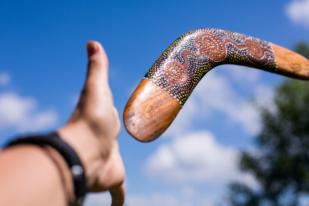 bumerang, foto: MarTata/Shutterstock