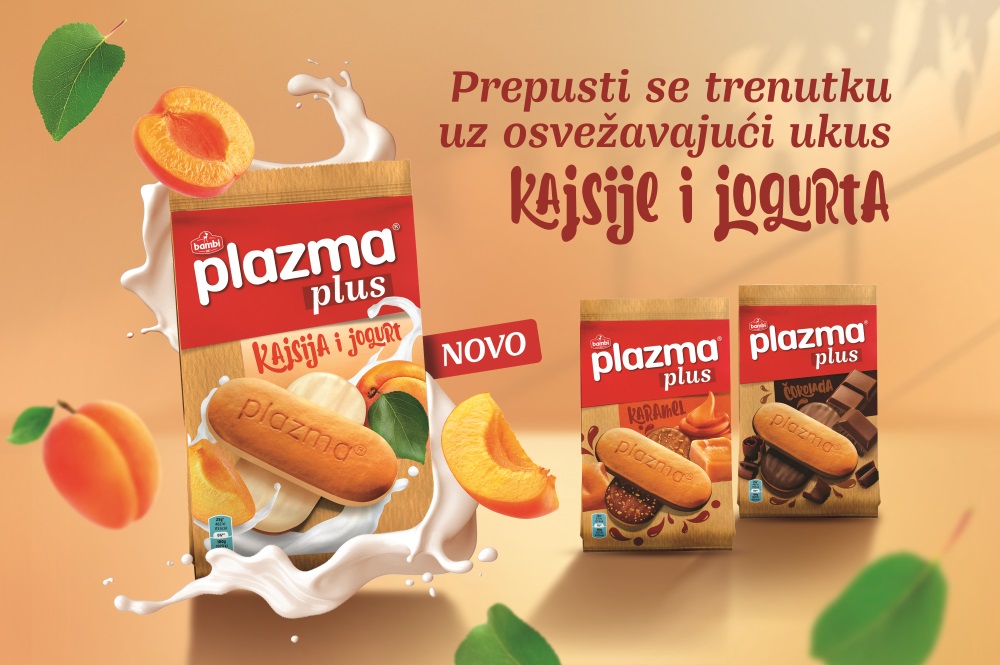 Novi ukus plazme - kajsija i jogurt, foto: Plazma Promo