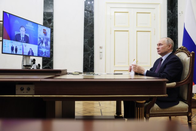Tanjug/Gavriil Grigorov/Sputnik, Kremlin Pool Photo via AP